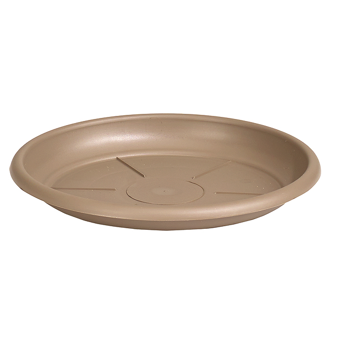 Plastic Plant Saucer 7" - Brown