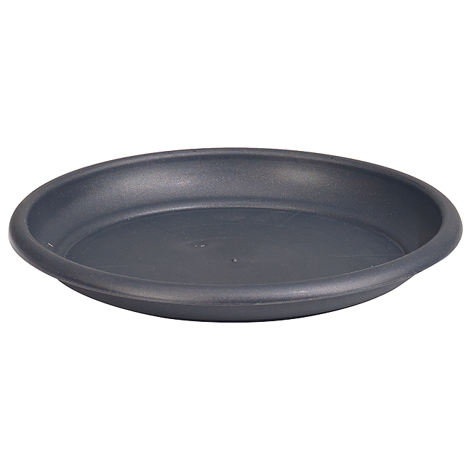 Plastic Plant Saucer 9" - Anthracite