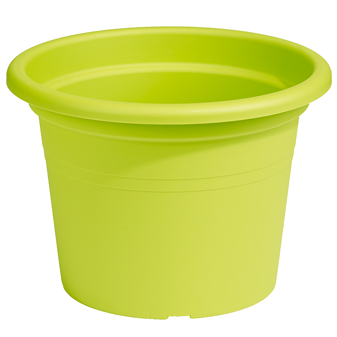 Plastic Round Planter 10" - Lime