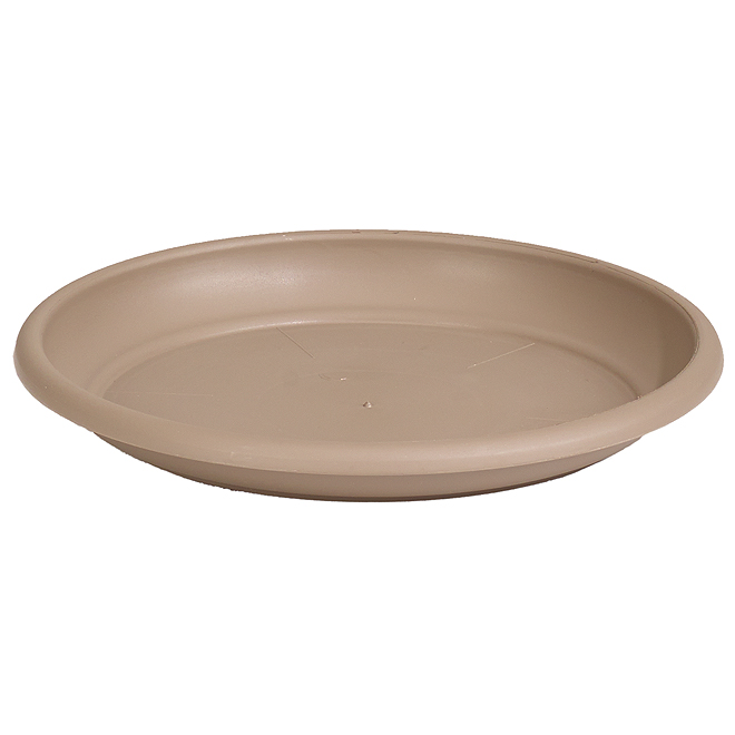 Soucoupe pour plante en plastique 9 po, marron