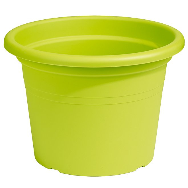 Jardinière ronde en plastique 12 po, lime