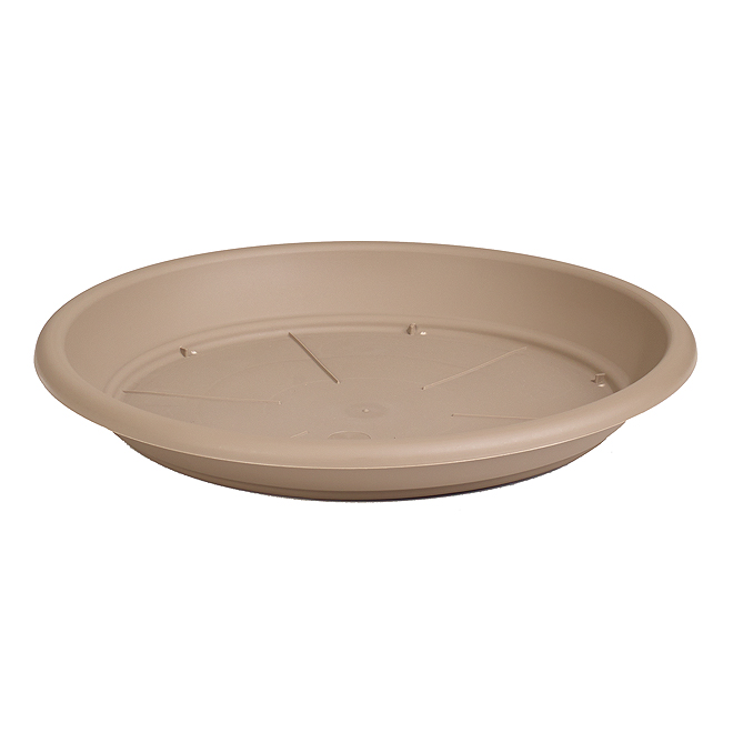Plastic Plant Saucer 12" - Brown