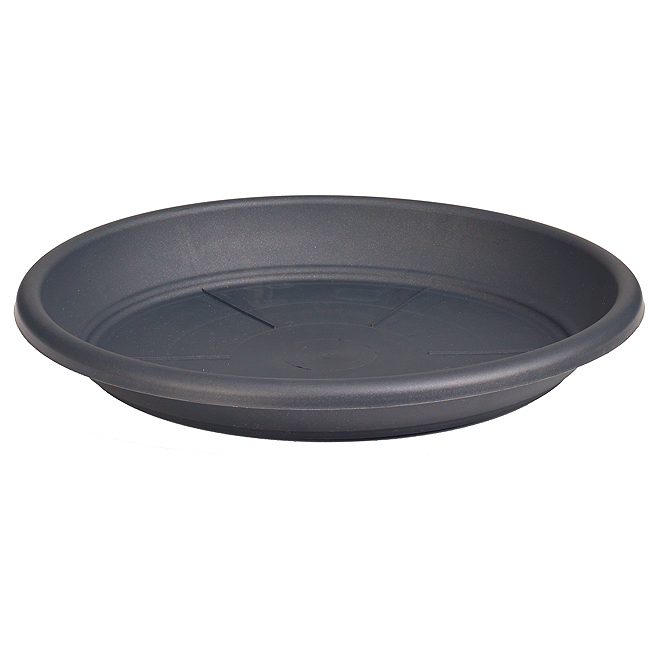 Plastic Plant Saucer 14" - Anthracite