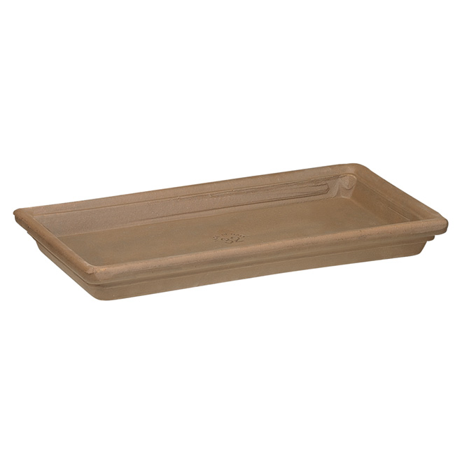 "Silma" Terra Cotta Saucer 13" - Chocolate