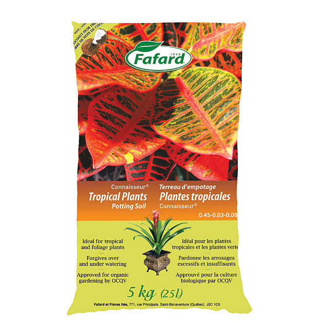 Terreau pour plantes tropicales «Connaisseur»