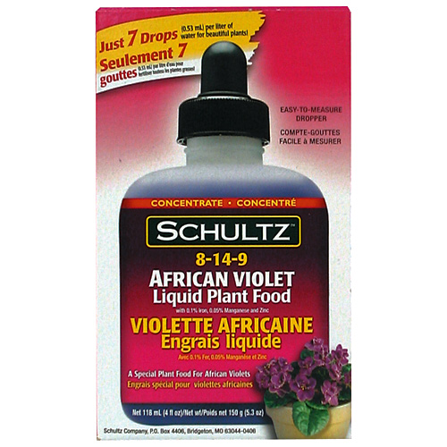 Fertilizer - African Violet Plant Food 8-14-9