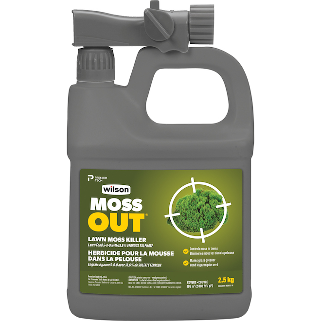 «MOSS OUT» avec engrais pour pelouse 5-0-0