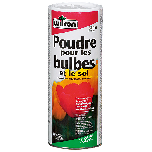 Insecticide et fongicide en poudre pour bulbes et sol