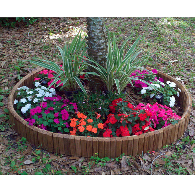 Bordure de jardin en bois