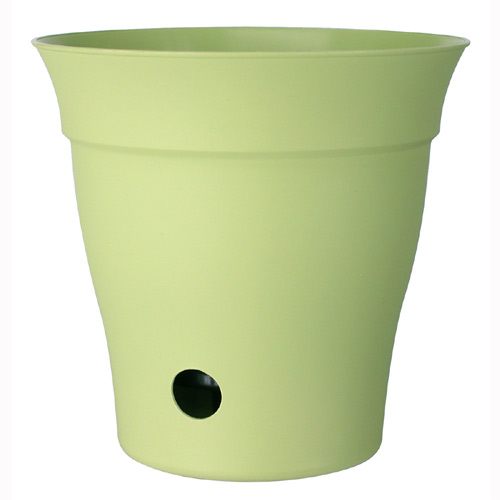 Pot et soucoupe interne «Contempra» Vert