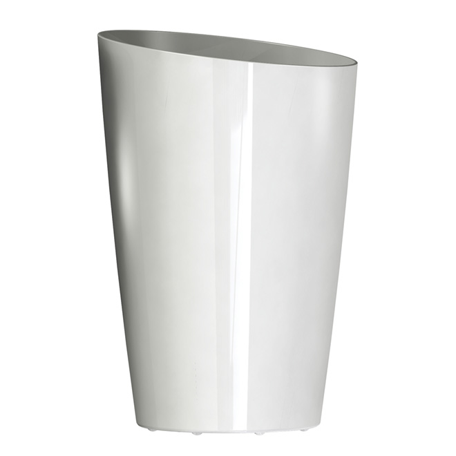 "Mirage" Elongated Planter - White