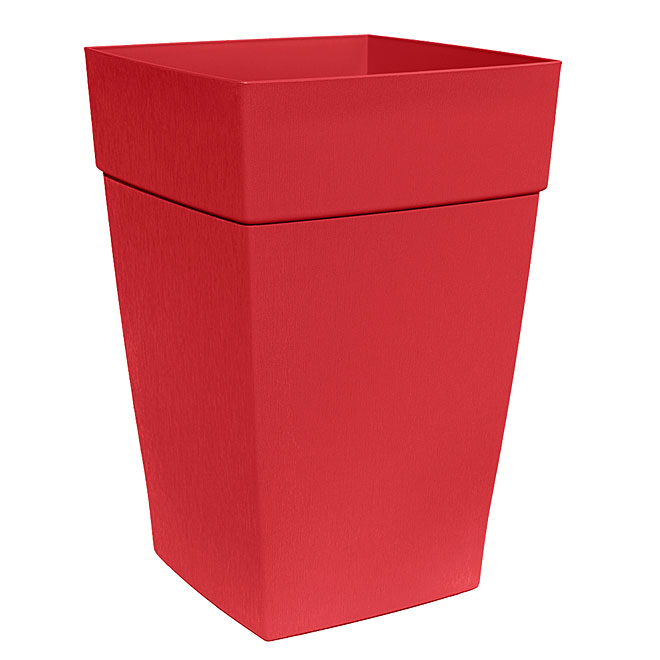 Jardinière allongée «Harmony» Rouge