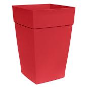 Jardinière allongée «Harmony» Rouge