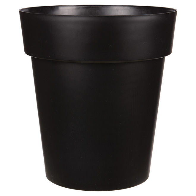 "Viva" Plastic Planter - 21" x 23.5" - Matte Black
