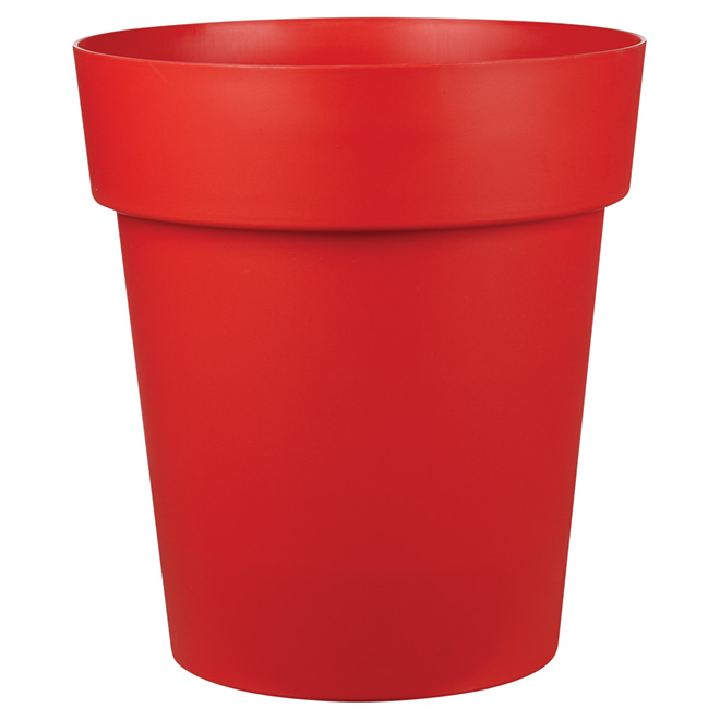 "Viva" Plastic Planter - 17" x 19" - Flat Red