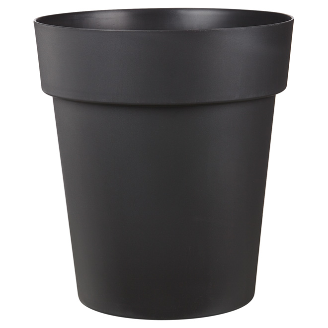 Jardinière en plastique « Viva », 17 po x 19 po, ardoise