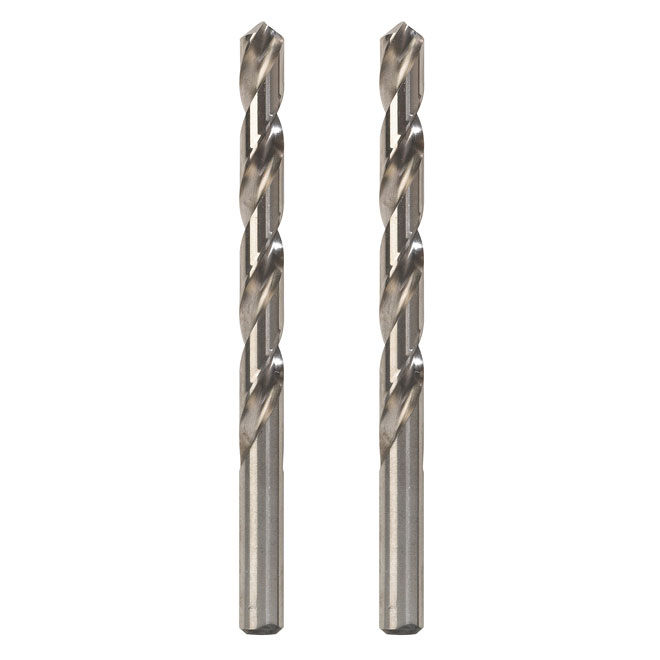 Foret fractionné standard en acier rapide, 3/32 po, pqt de 2