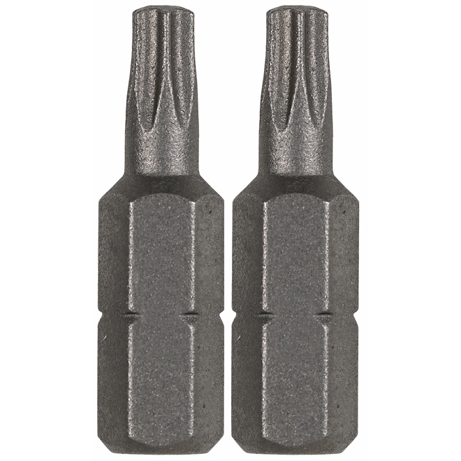 Embout de tournevis Torx « extra dur » n° 15, 1 po, pqt de 2