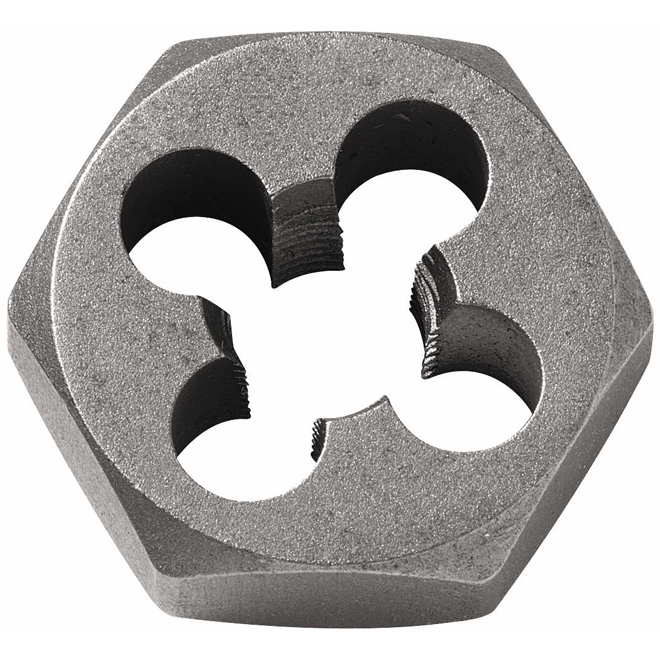 Filière hexagonale fractionnée en acier, 5/16'' - 18 NC