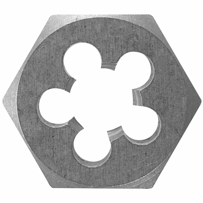 Filière hexagonale fractionnée en acier, 1/2'' - 13 NC