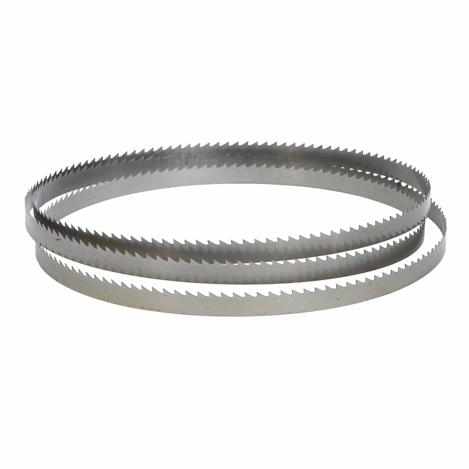 Lame de scie à ruban pour le bois, 59 1/2'' x 3/8'', 6 dents