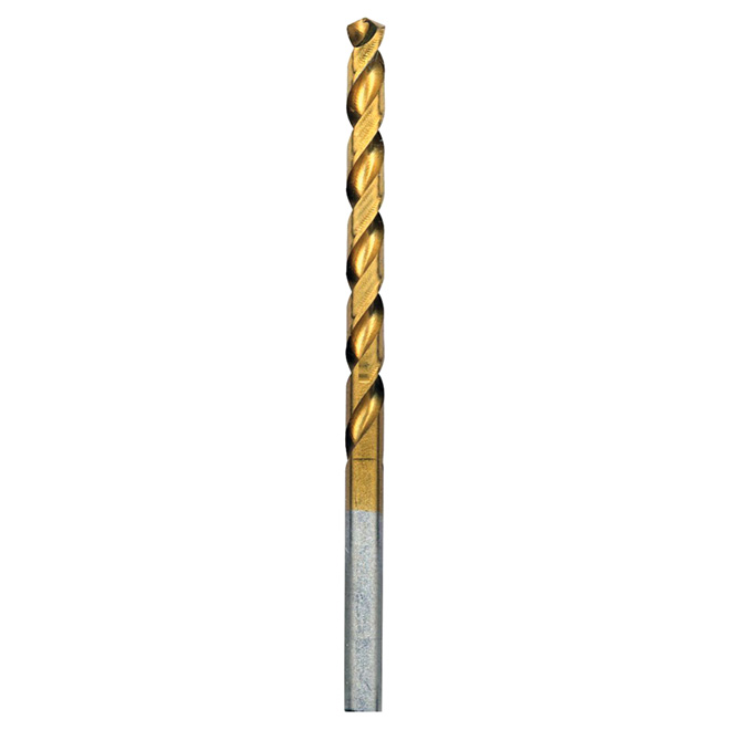 Titanium-Coated Metal Drill Bit - 7/32'' x 3 3/4''