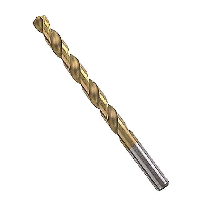 Titanium-Coated Metal Drill Bit - 5/16'' x 4 1/2''