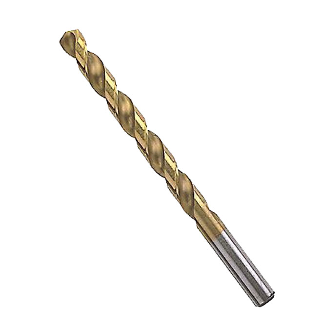 Titanium-Coated Metal Drill Bit - 7/16'' x 5 1/2''