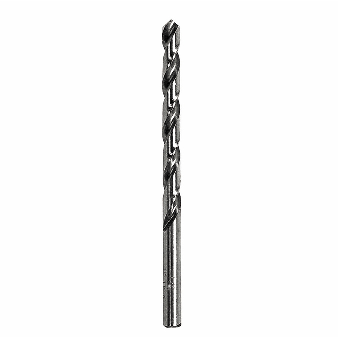 Foret fractionné standard en acier rapide, 1/4 po