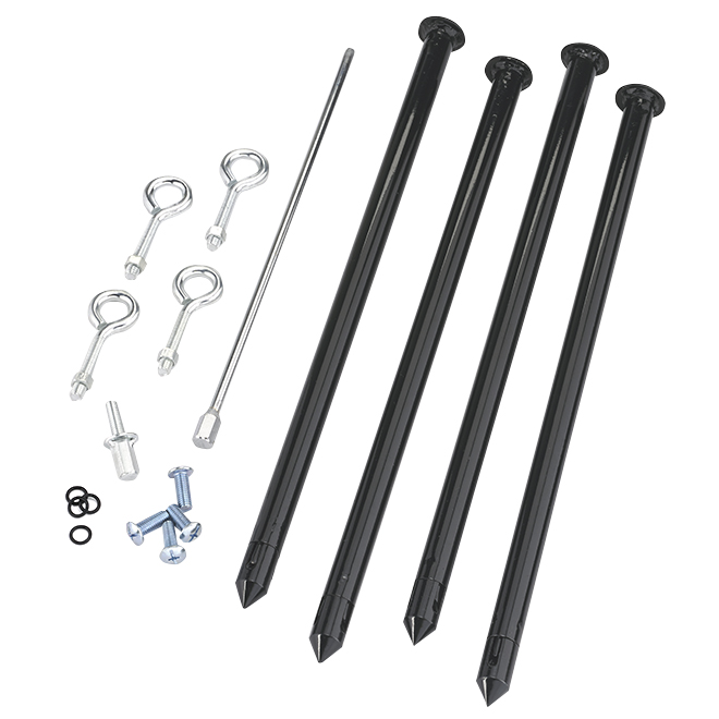 Permanent Anchor for Car Shelter - 7/8" x 19" - Box/4