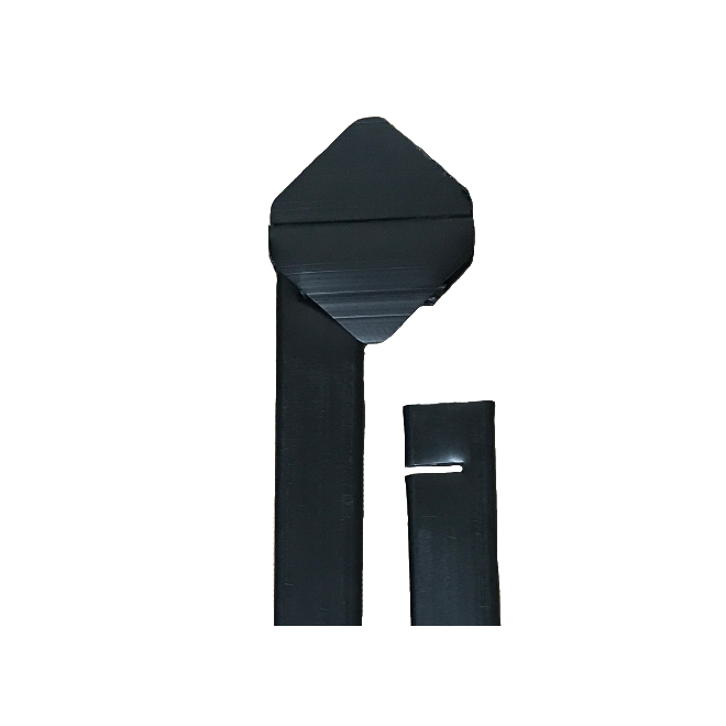 5-Ft Vertical Slats for Privacy Fencing - Black - Pk/80