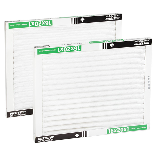 "Premium" Merv 8 Air Filter - 16 x 20 x 1" - Pack of 2
