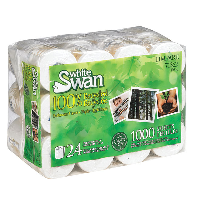 "White Swan" Bathroom Tissue