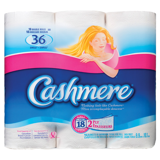 "Cashmere" Bathroom Tissue - 18-Roll Pack