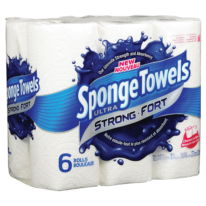 "Sponge Towels Strong" Paper Towels