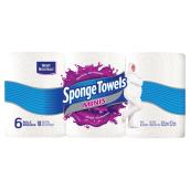 Essuie-tout Sponge Towel Mini, paquet de 6 rouleaux