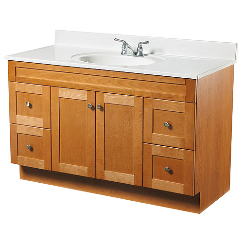 2-Doors and 4-Drawers Vanity