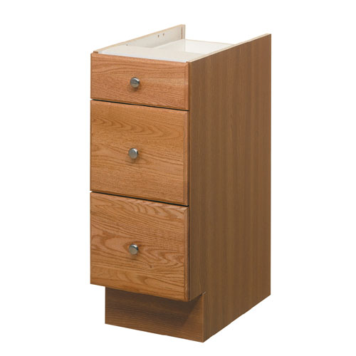 Side unit 3dw honey oak