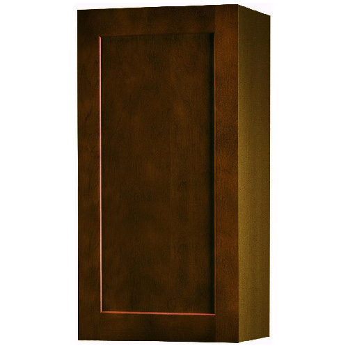 Armoire murale à 1 porte « Everwood », 15 po, expresso
