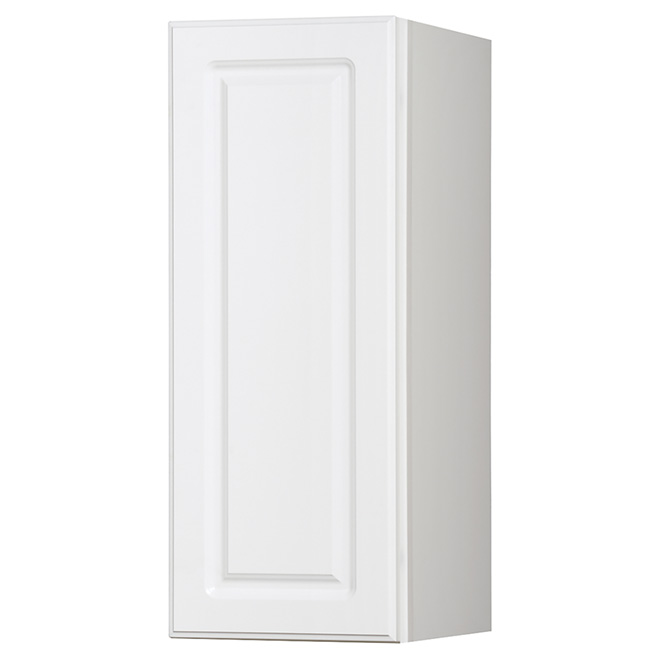 Armoire murale Marquis, 1 porte, 9" x 30", blanc