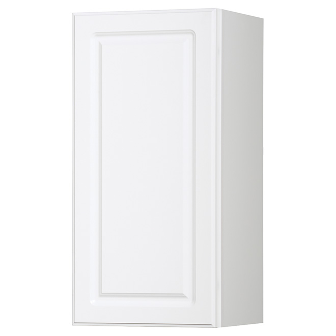 Armoire murale Marquis, 1 porte, 15" x 30", blanche