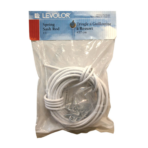 Tringle à ressort en plastique de 15"-18'
