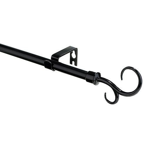 Scroll Curtain Rod Set
