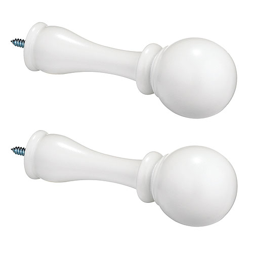 Embrasses pour rideaux, 3/4 po, blanc