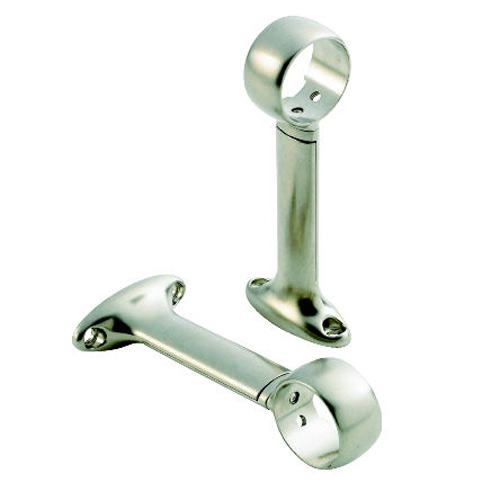 Curtain Rods Brackets - Satin Nickel - 2 Pack