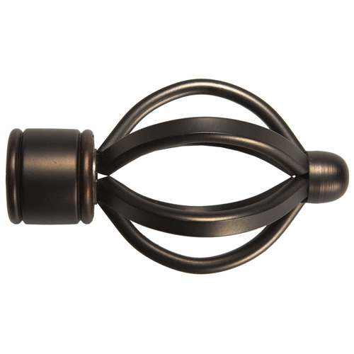 "Cage Ball" Adjustable Curtain Rod 28-48"