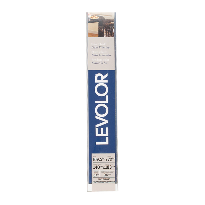 Gray Solar Roller Shade