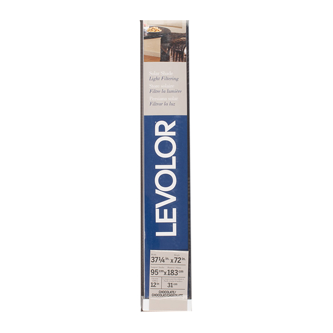 Chocolate Solar Roller Shade