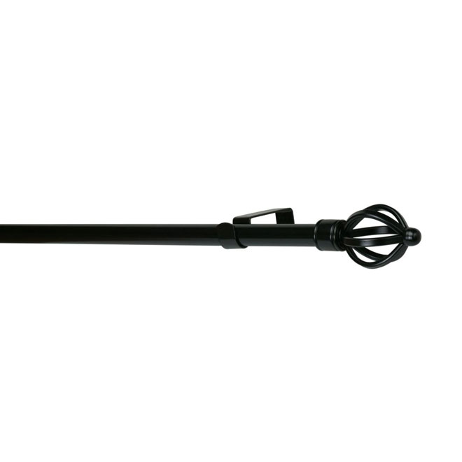 "Cage Ball" Curtain Rod 48 - 84 in