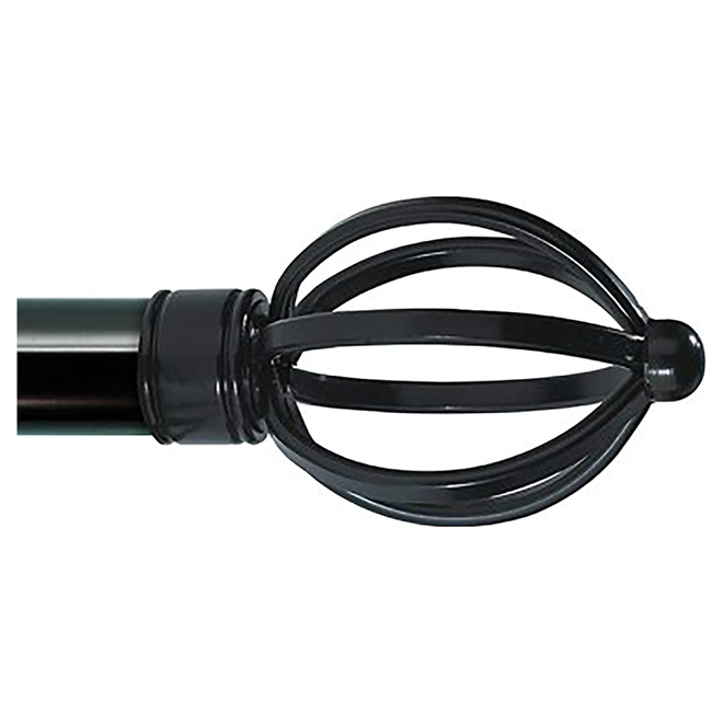 "Cage Ball" Curtain Rod 36 - 66 in